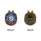 Anchors & Argyle Golf Ball Hat Clip Marker - Apvl - GOLD