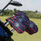 Anchors & Argyle Golf Club Cover - Set of 9 - On Clubs