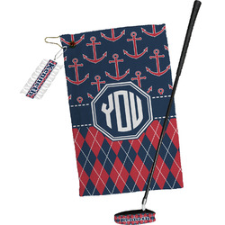 Anchors & Argyle Golf Towel Gift Set (Personalized)