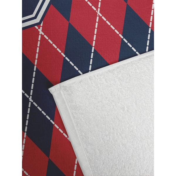 Anchors & Argyle Golf Towel - Detail