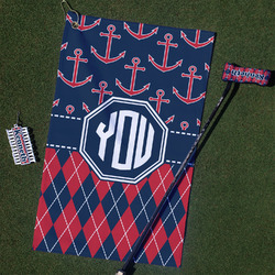 Anchors & Argyle Golf Towel Gift Set (Personalized)