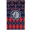Anchors & Argyle Golf Towel (Personalized) - APPROVAL (Small Full Print)