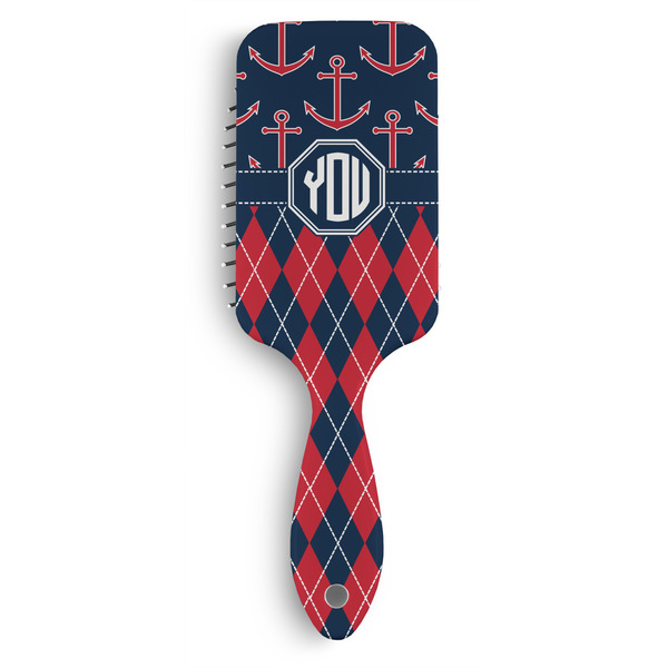 Custom Anchors & Argyle Hair Brushes (Personalized)