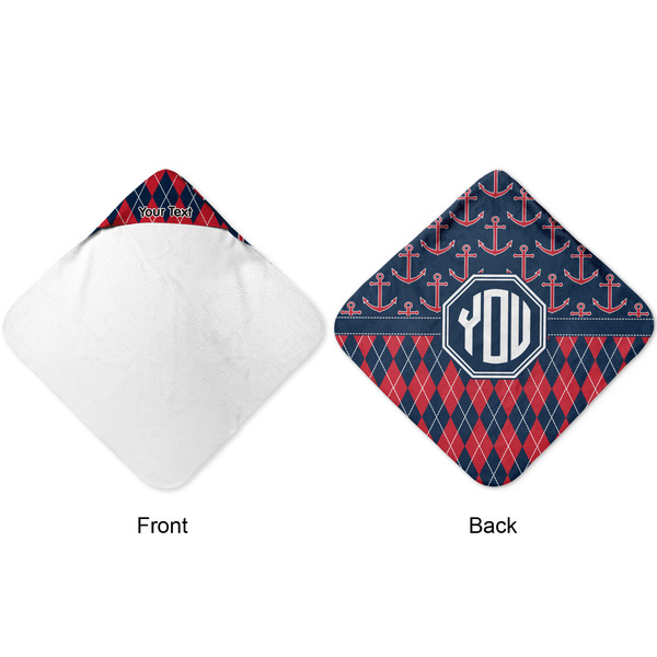Anchors & Argyle Hooded Baby Towel- Approval