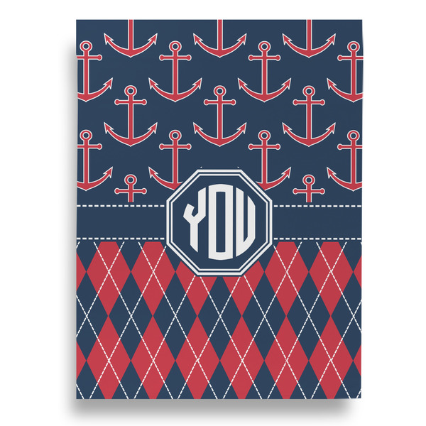 Anchors & Argyle House Flags - Double Sided - BACK