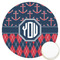 Anchors & Argyle Printed Cookie Topper - 3.25" (Personalized)