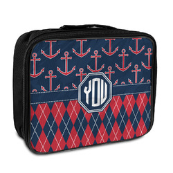 Anchors & Argyle Insulated Lunch Bag (Personalized)
