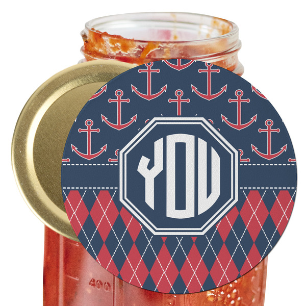 Custom Anchors & Argyle Jar Opener (Personalized)