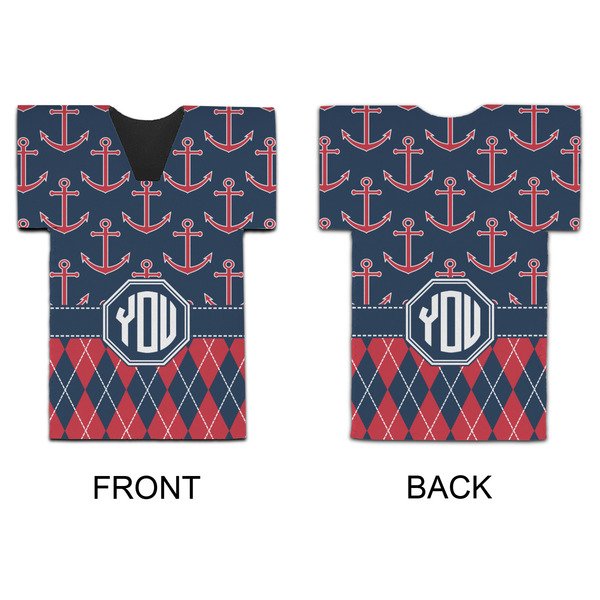 Anchors & Argyle Jersey Bottle Cooler - APPROVAL