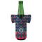 Anchors & Argyle Jersey Bottle Cooler - FRONT (on bottle)