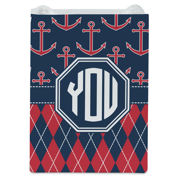 Anchors & Argyle Jewelry Gift Bag - Matte - Front