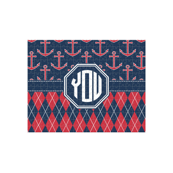 Custom Anchors & Argyle 252 pc Jigsaw Puzzle (Personalized)