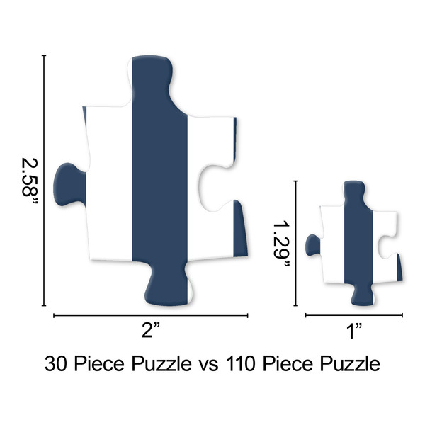 Anchors & Argyle Jigsaw Puzzle - Piece Comparison