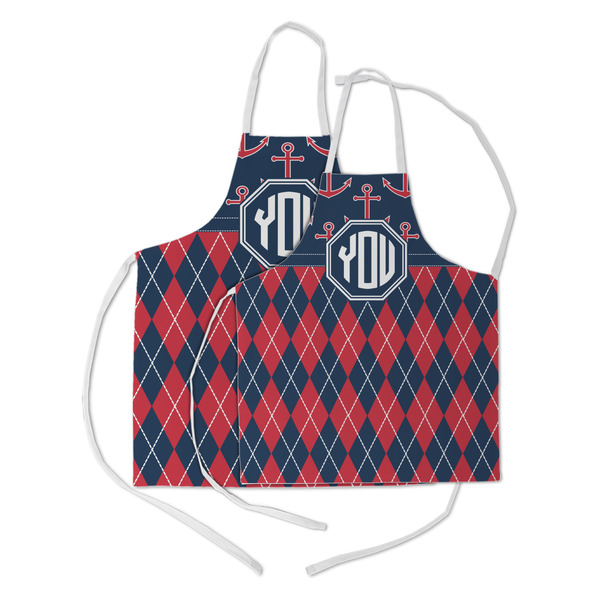 Anchors & Argyle Kid's Aprons - Parent - Main