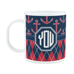 Anchors & Argyle Plastic Kids Mug (Personalized)