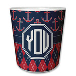 Anchors & Argyle Plastic Tumbler 6oz (Personalized)