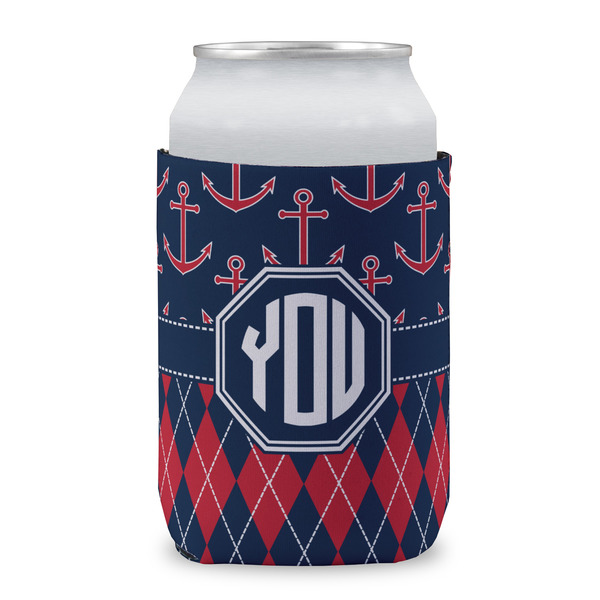 Anchors & Argyle Can Sleeve