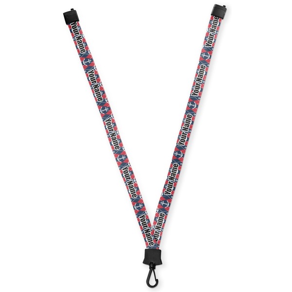 Custom Anchors & Argyle Lanyard (Personalized)