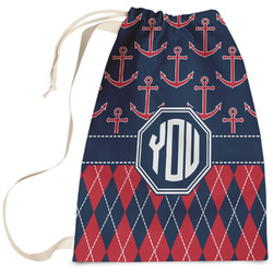 Anchors & Argyle Laundry Bag (Personalized)