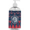 Anchors & Argyle Plastic Soap / Lotion Dispenser (16 oz - Large - White) (Personalized)
