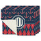 Anchors & Argyle Linen Placemat - MAIN Set of 4 (single sided)