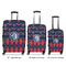 Anchors & Argyle Luggage Bags all sizes - With Handle