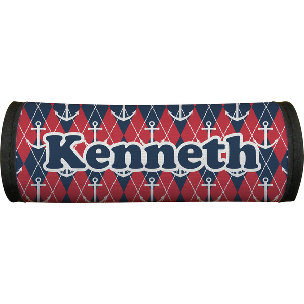 Anchors & Argyle Luggage Handle Wrap