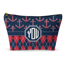 Anchors & Argyle Makeup Bag (Personalized)
