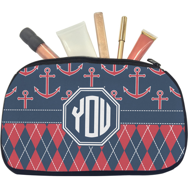 Anchors & Argyle Makeup Bag Medium