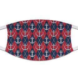 Anchors & Argyle Cloth Face Mask (T-Shirt Fabric)