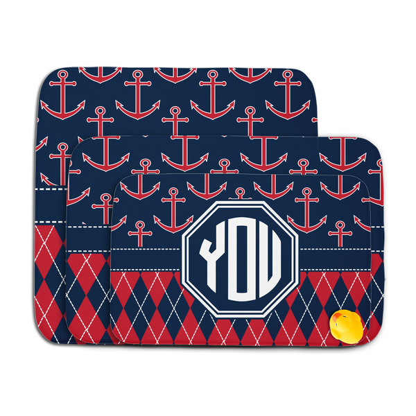 Anchors & Argyle Memory Foam Bath Mat - MAIN PARENT