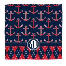 Anchors & Argyle Microfiber Dish Rag (Personalized)