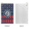 Anchors & Argyle Microfiber Golf Towels - Small - APPROVAL