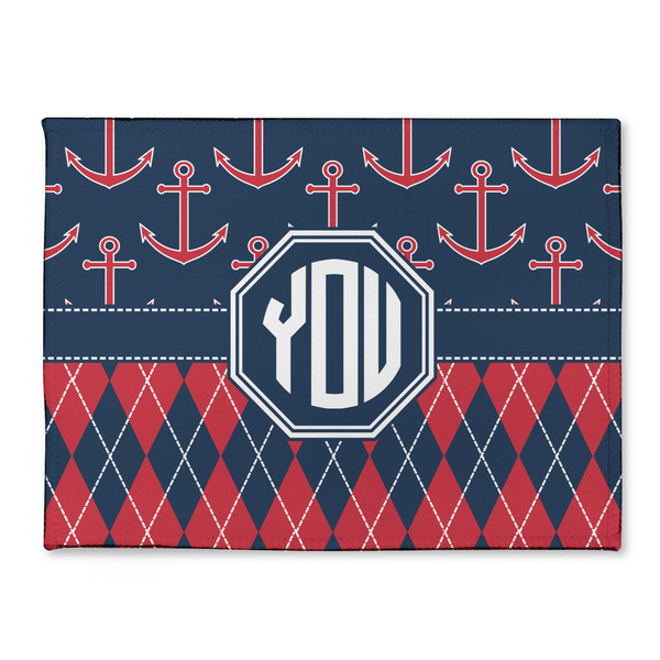 Custom Anchors & Argyle Microfiber Screen Cleaner (Personalized)