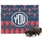 Anchors & Argyle Dog Blanket - Large (Personalized)