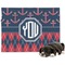 Anchors & Argyle Dog Blanket - Regular (Personalized)