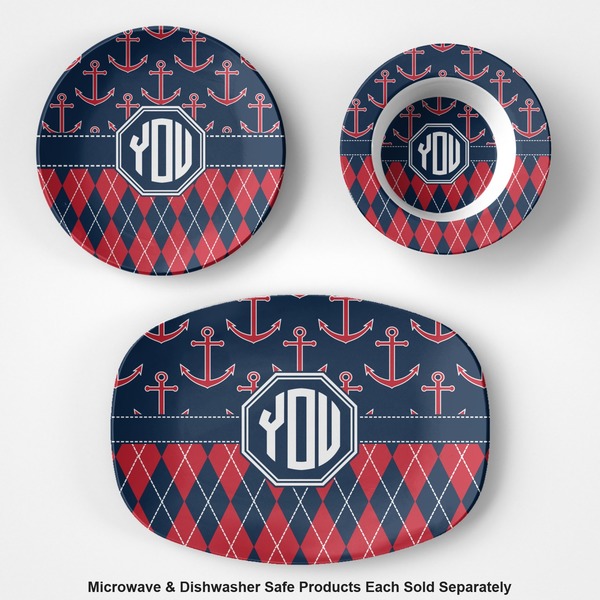 Anchors & Argyle Microwave & Dishwasher Safe CP Plastic Dishware - Group