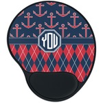 Anchors & Argyle Mouse Pad with Wrist Support