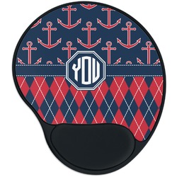 Anchors & Argyle Mouse Pad with Wrist Support