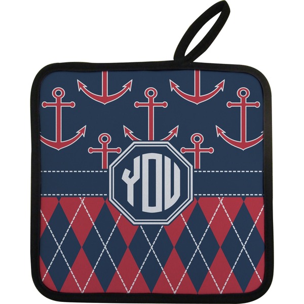Anchors & Argyle Neoprene Pot Holder