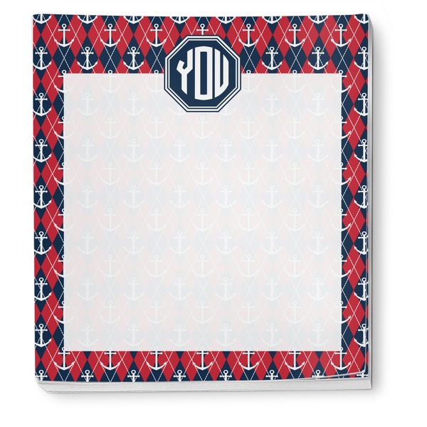 Anchors & Argyle Notepad - Apvl