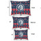 Anchors & Argyle Outdoor Dog Beds - SIZE CHART