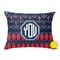 Anchors & Argyle Outdoor Throw Pillow (Rectangular) (Personalized)