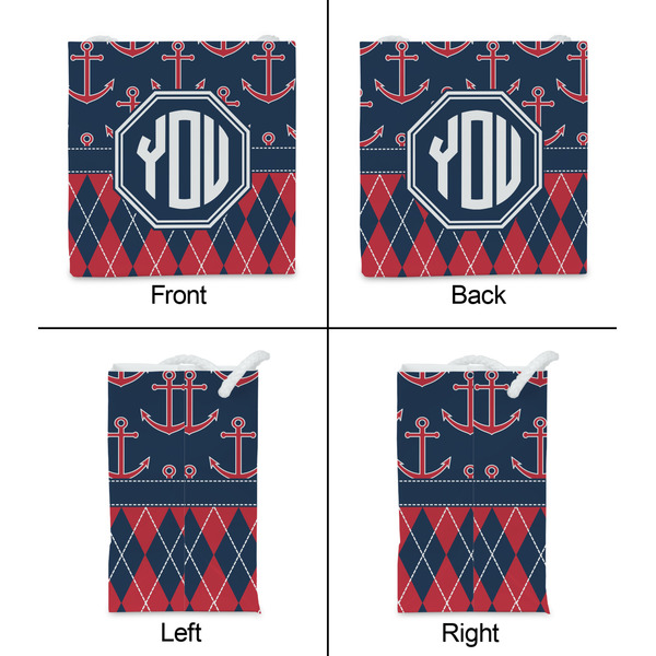 Anchors & Argyle Party Favor Gift Bag - Matte - Approval