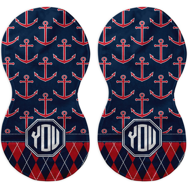 Anchors & Argyle Peanut Shaped Burps - Approval