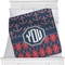Anchors & Argyle Minky Blanket - 40"x30" - Single Sided (Personalized)