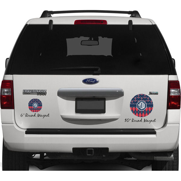 Anchors & Argyle Personalized Car Magnets on Ford Explorer