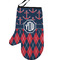 Anchors & Argyle Left Oven Mitt (Personalized)
