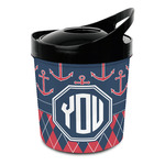 Anchors & Argyle Plastic Ice Bucket (Personalized)