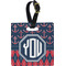 Anchors & Argyle Personalized Square Luggage Tag